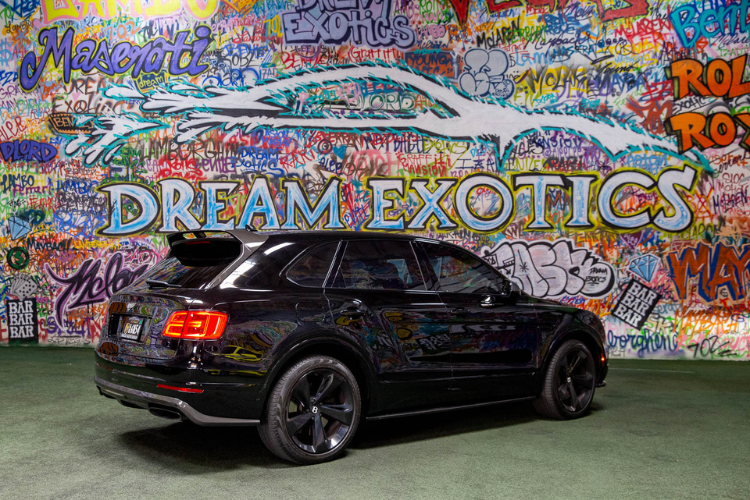Bentley Bentayga V12 Rental Los Angeles Dream Exotics Back