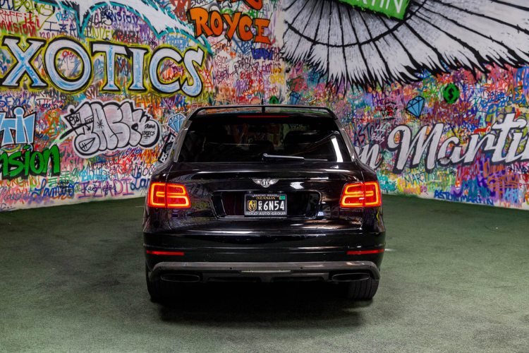 Bentley Bentayga V12 Rental Los Angeles Dream Exotics Rear