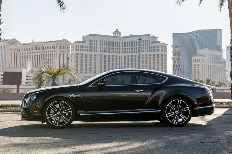 Bentley Continental GTC Coupe Rental Car In Las Vegas