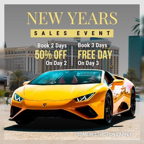 Dream Exotics January 2026 Exotic Car Rental Sale
