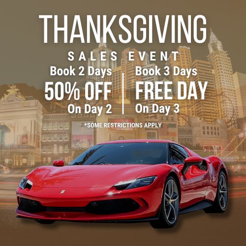 Dream Exotics November 2025 Exotic Car Rental Sale