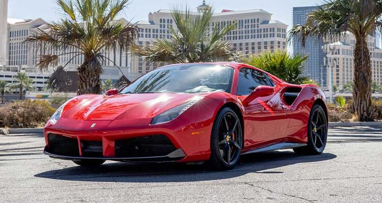 Ferrari 488 Spider Exotic Rental Car (Red)