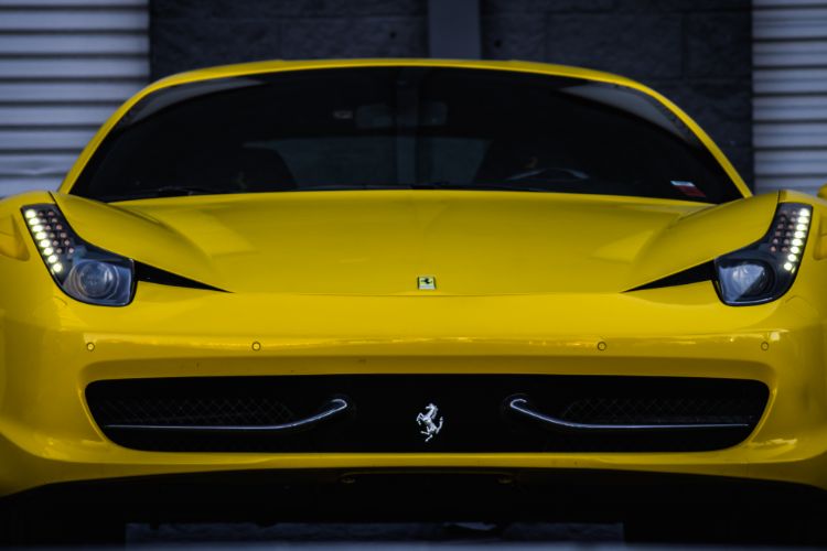 458 italia yellow