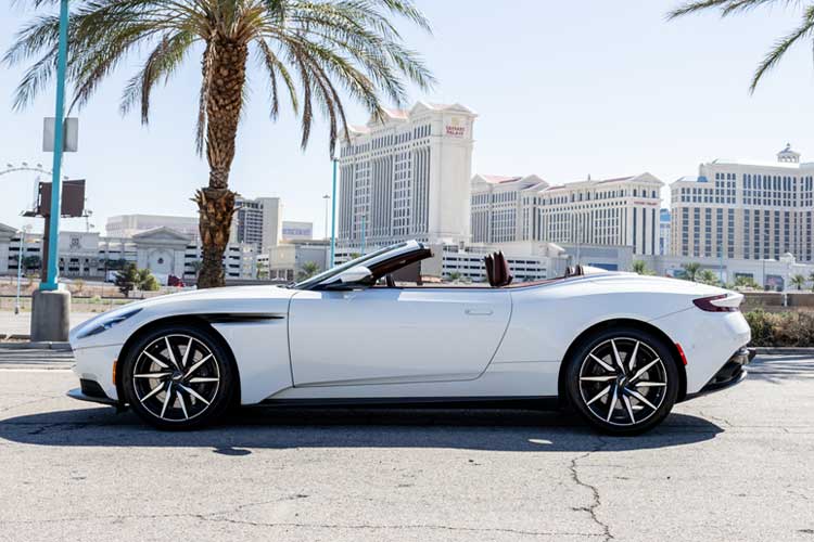 Dream Exotics White Aston Martin DB11 Exotic Rental Car